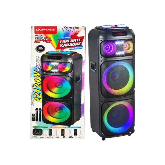 Ailiang Portable Wireless Speaker Kolav-XH2121 with Mic Black Ailiang Portable Wireless Speaker Kolav-XH2121 with Mic Black